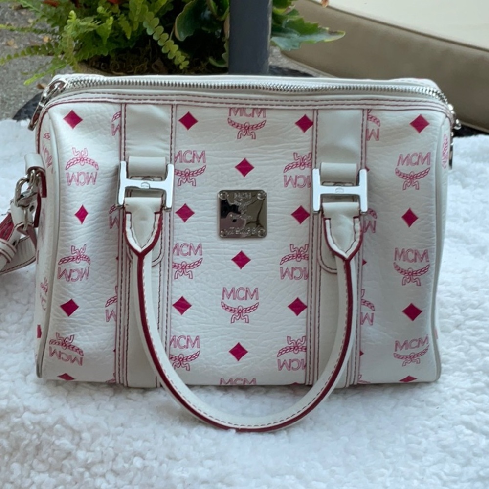 MCM Boston leather crossbody bag